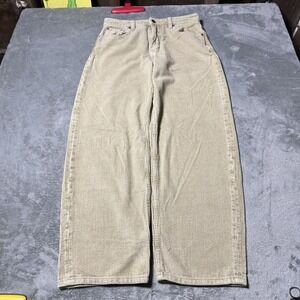 Motel Rocks Womens Wide Leg Corduroy Pants Size S‎ Skater Preppy Y2K Casual